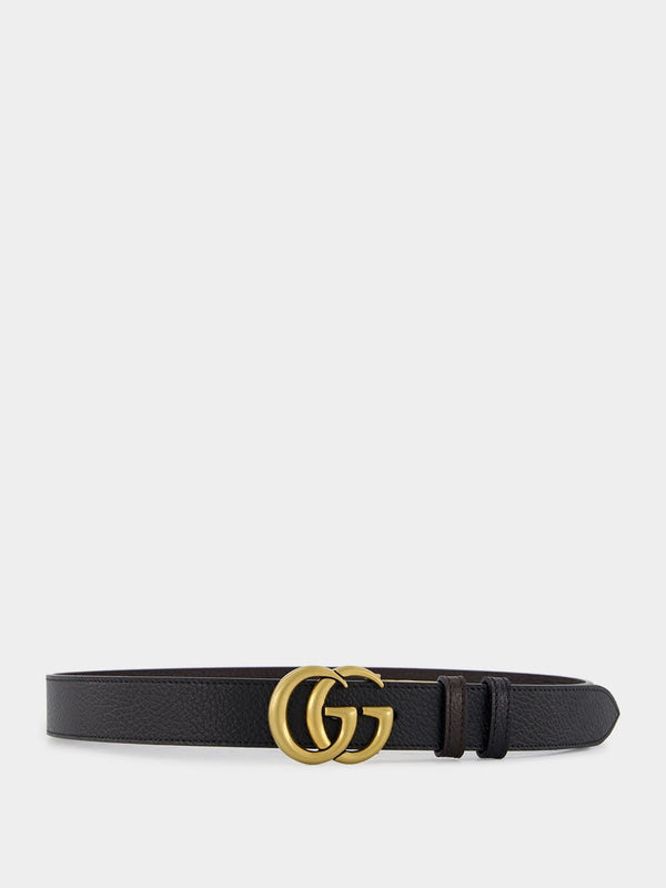 GucciGucci Reversible Belt With Double G Buckle at Fashion Clinic