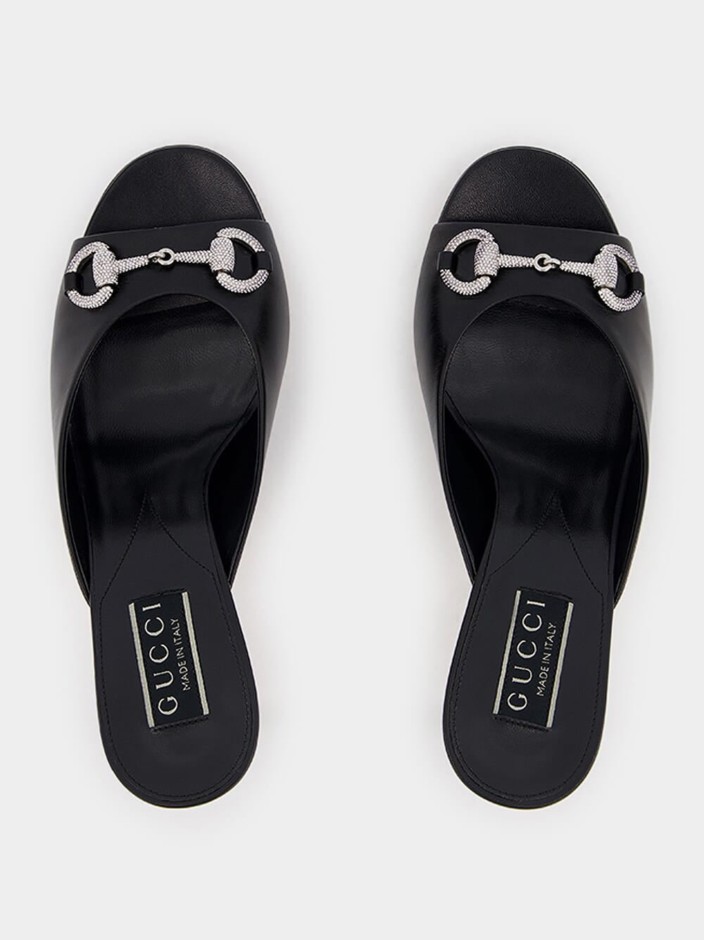GucciHorsebit Mid-Heel Slide Sandal at Fashion Clinic