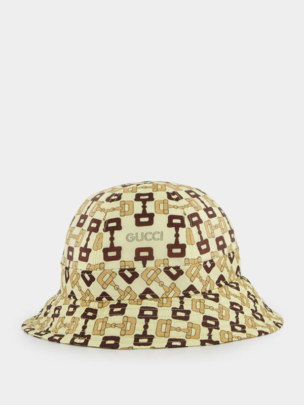 GucciHorsebit-Print Bucket Hat at Fashion Clinic