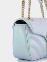 GucciIridescent Blue GG Small Shoulder Bag at Fashion Clinic