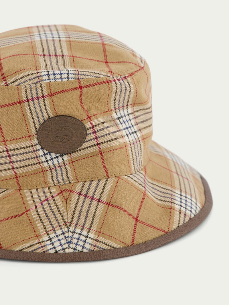 Gucci Jumbo GG Canvas Bucket Hat Camel/Ebony