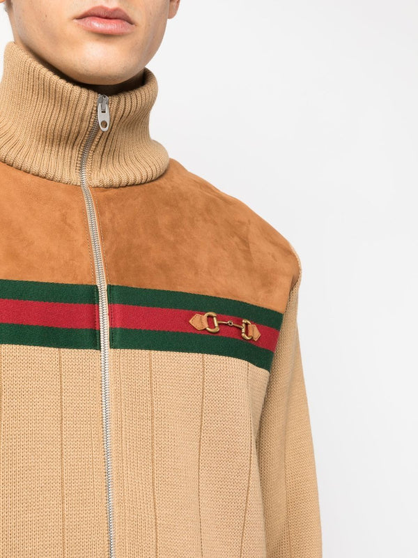 GucciKnitted bomber jacket at Fashion Clinic