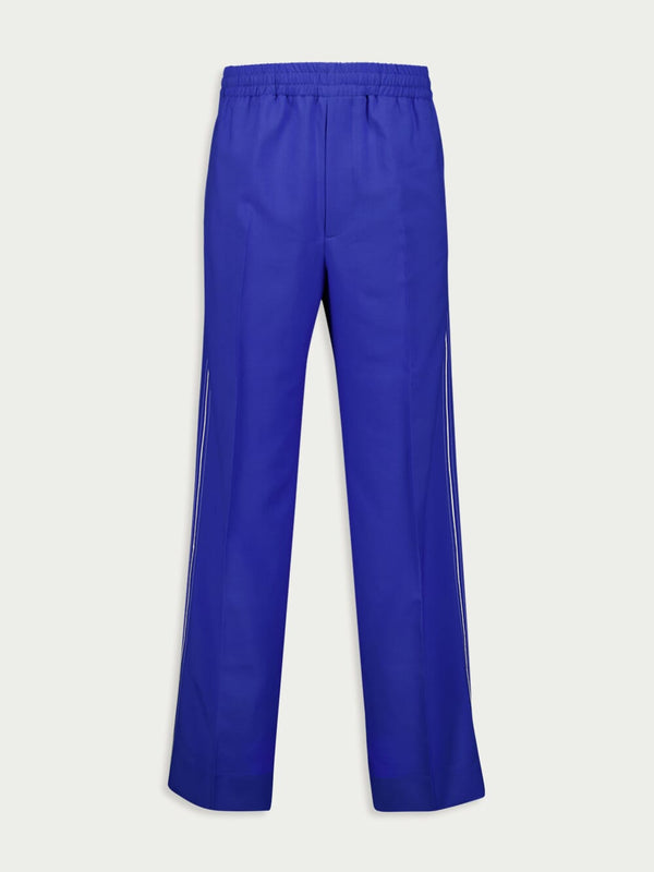 GucciLogo-Patch Wide-Leg Trousers at Fashion Clinic