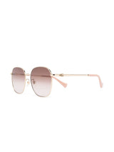 GucciLow nose round sunglasses at Fashion Clinic