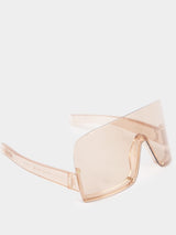GucciMask-Shaped Frame Sunglasses at Fashion Clinic