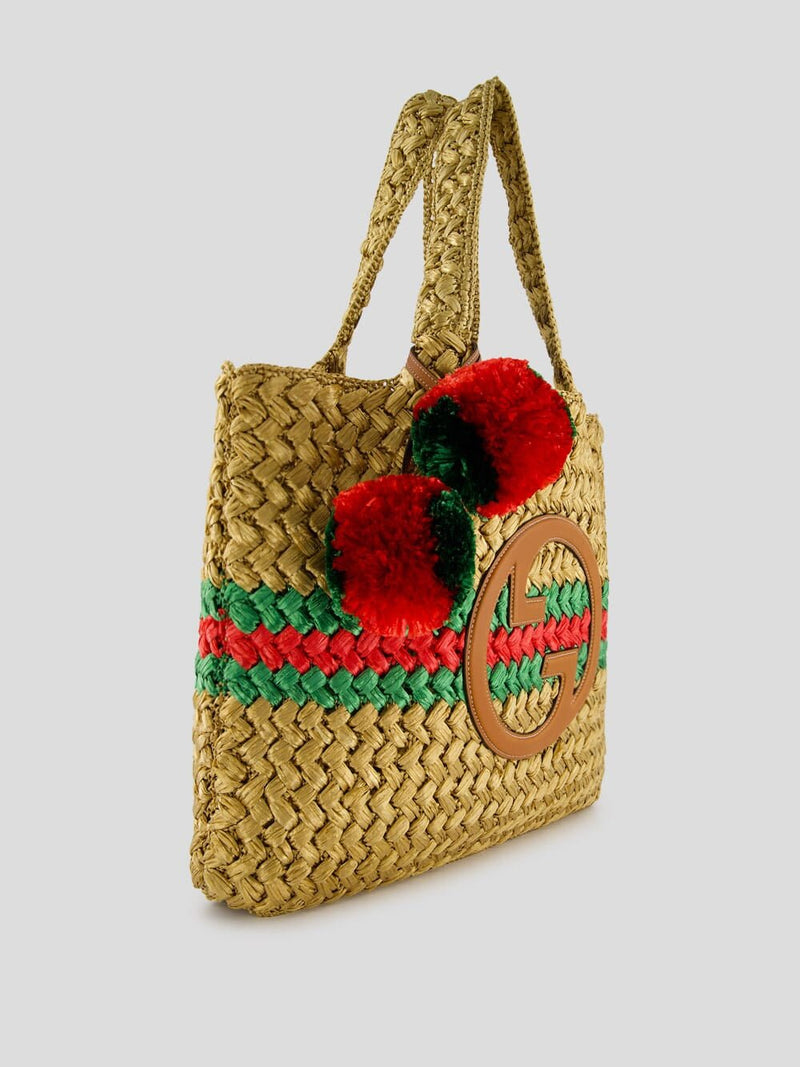 Gucci straw tote online