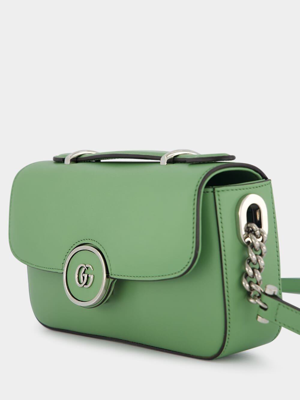 Gucci Women 'Petite Gg' Mini Pink Shoulder Bag With Double G Detail In Leather Woman