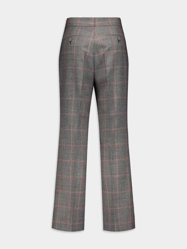 GucciPlaid Wool Trousers at Fashion Clinic
