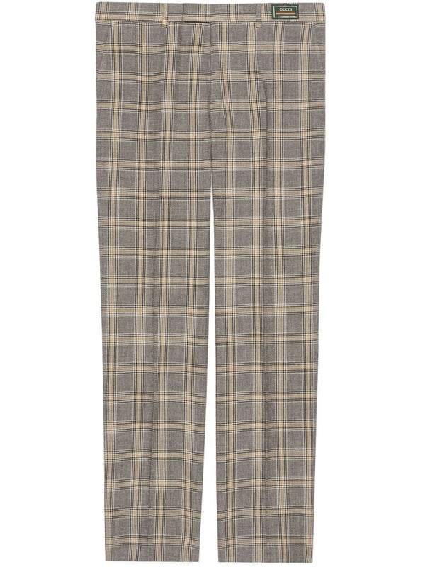 GucciPrince of Wales trousers at Fashion Clinic