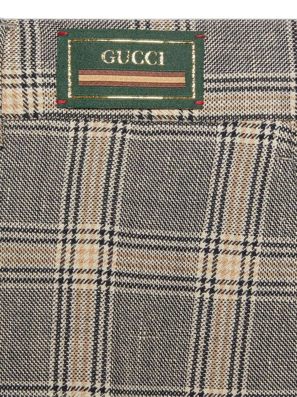 GucciPrince of Wales trousers at Fashion Clinic