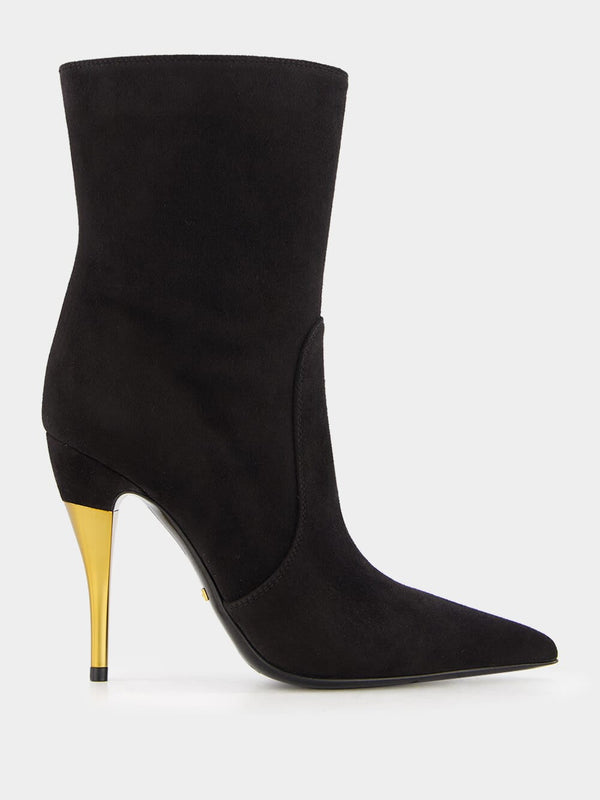 GucciPriscilla Suede 110mm Ankle Boots at Fashion Clinic
