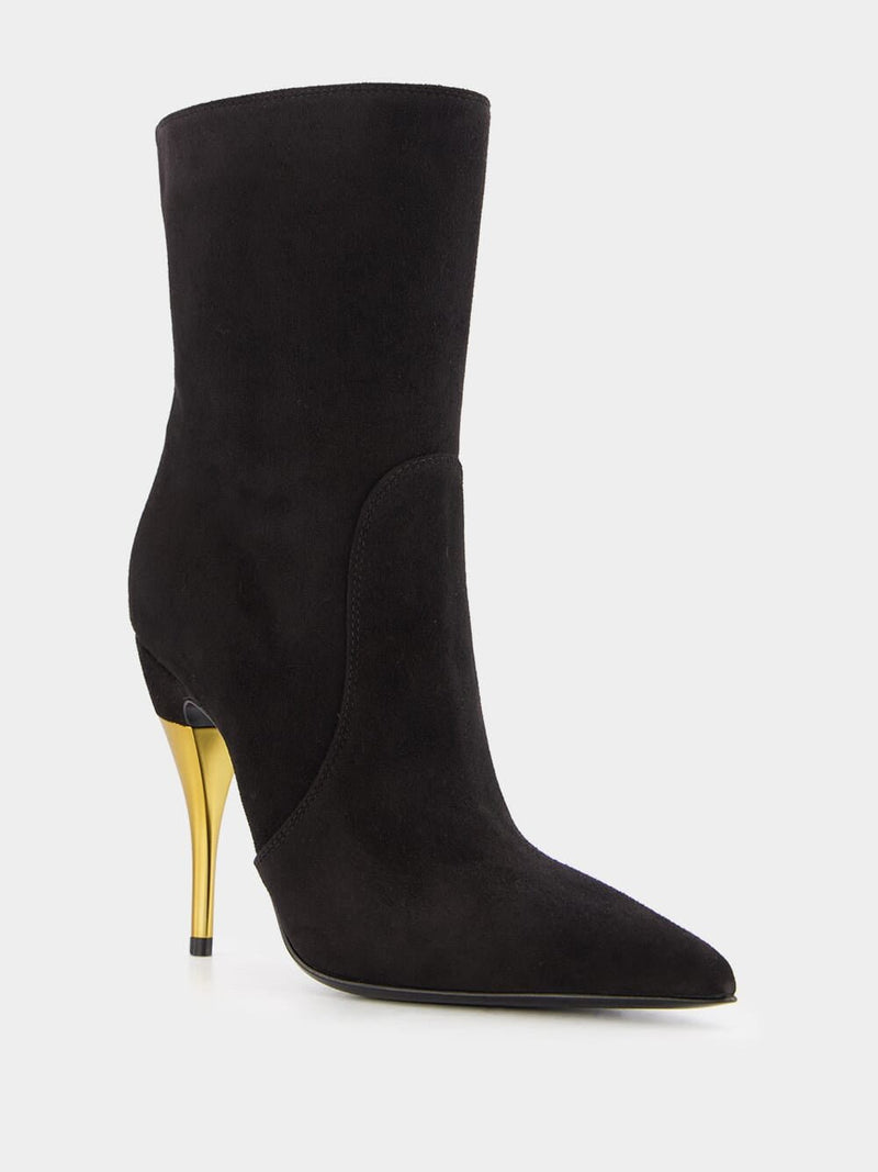 GucciPriscilla Suede 110mm Ankle Boots at Fashion Clinic