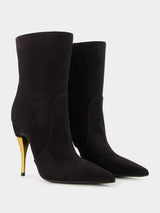 GucciPriscilla Suede 110mm Ankle Boots at Fashion Clinic