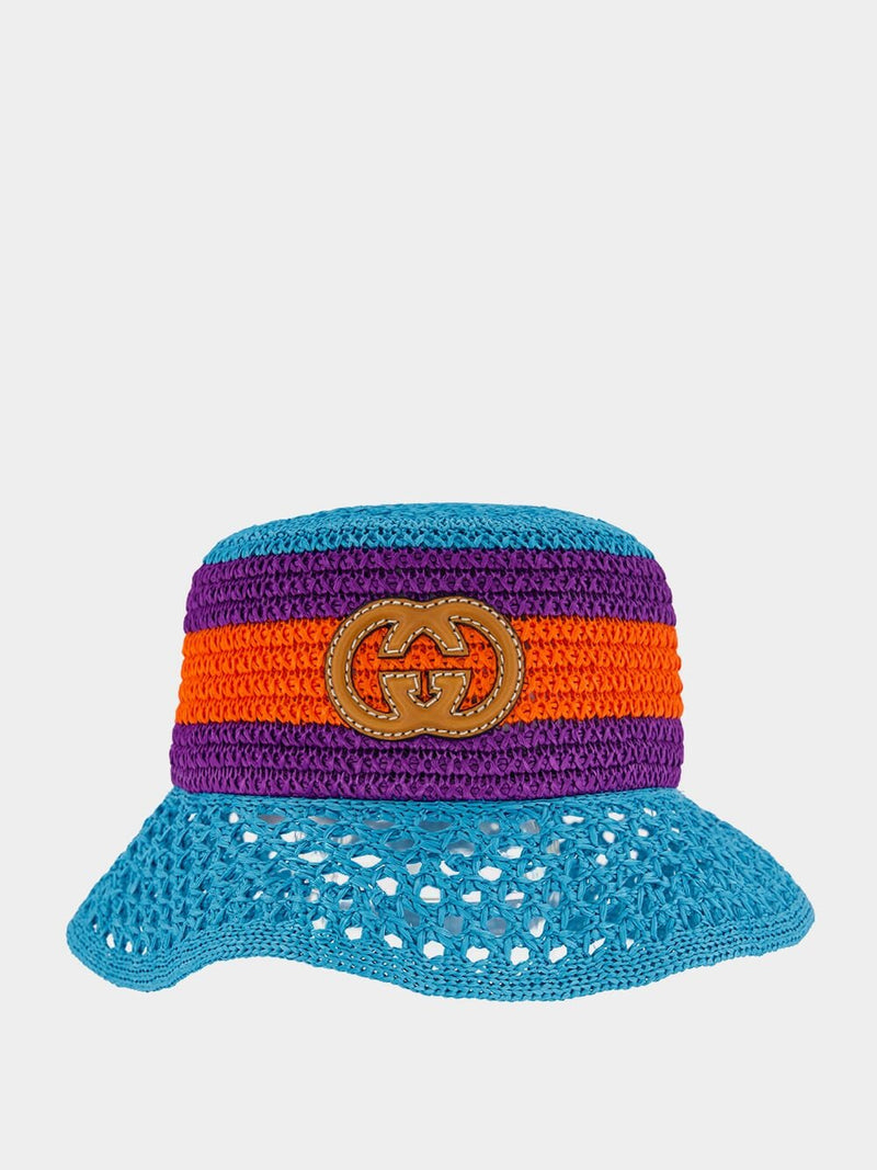 Gucci raffia hot sale hat