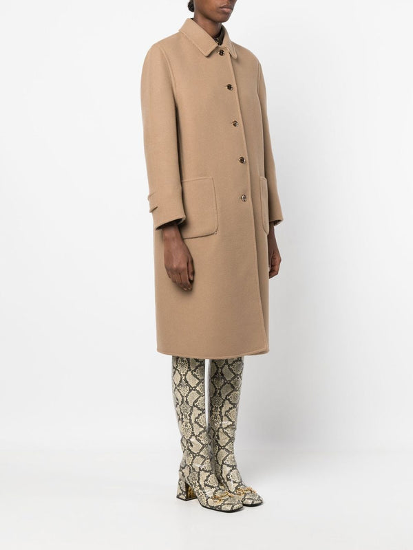 GucciReversible Wool and Silk-Blend Coat at Fashion Clinic