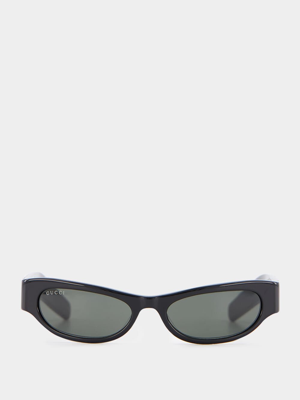 Gucci shiny deals black sunglasses