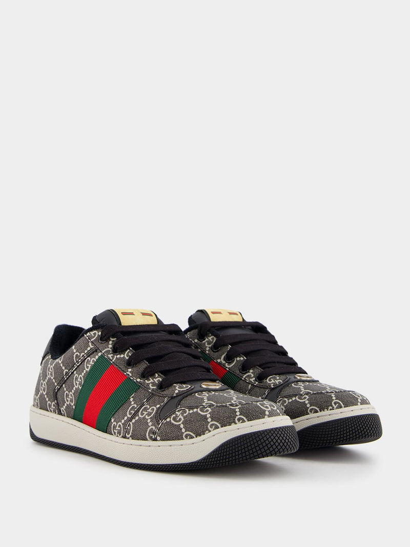 GucciSignature Monogram Screener Sneakers at Fashion Clinic