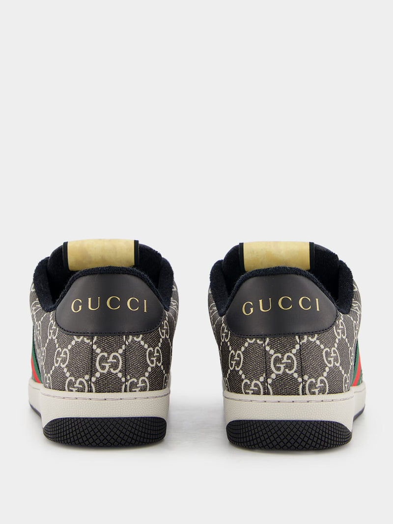 GucciSignature Monogram Screener Sneakers at Fashion Clinic