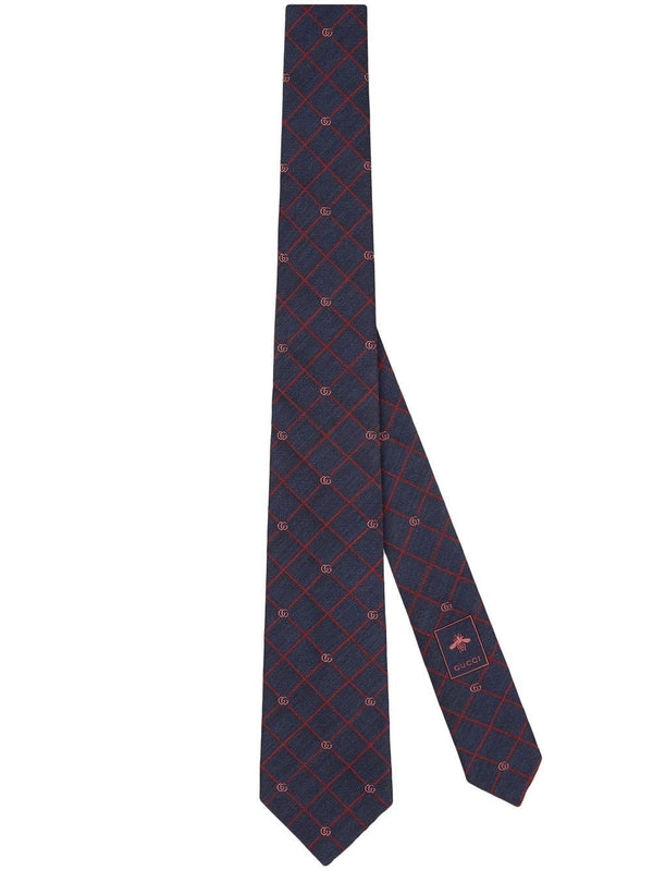 GucciSilk blend tie at Fashion Clinic