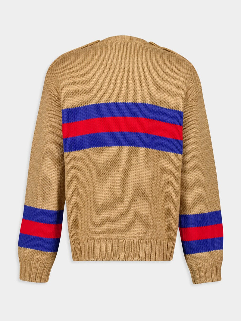 GucciStriped Wool Mohair Jumper at Fashion Clinic