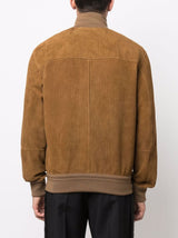 GucciSuede bomber at Fashion Clinic