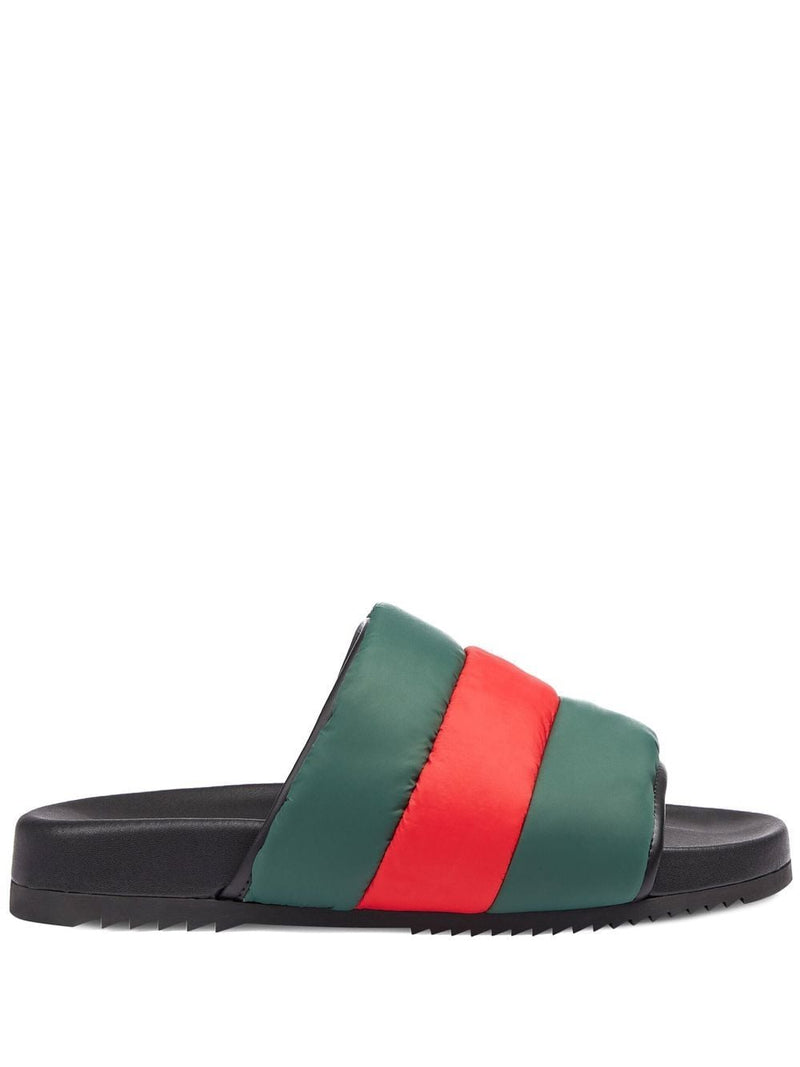 White red and sales green gucci slides