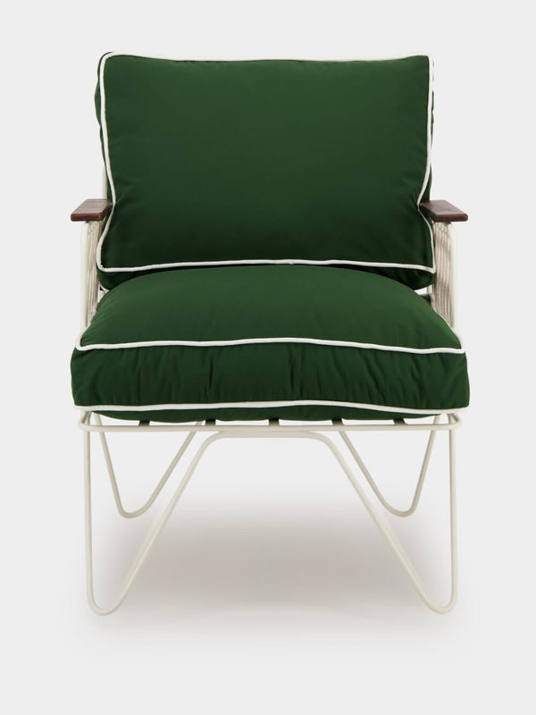 HonoréForest Green Outdoor Croisette Armchair at Fashion Clinic