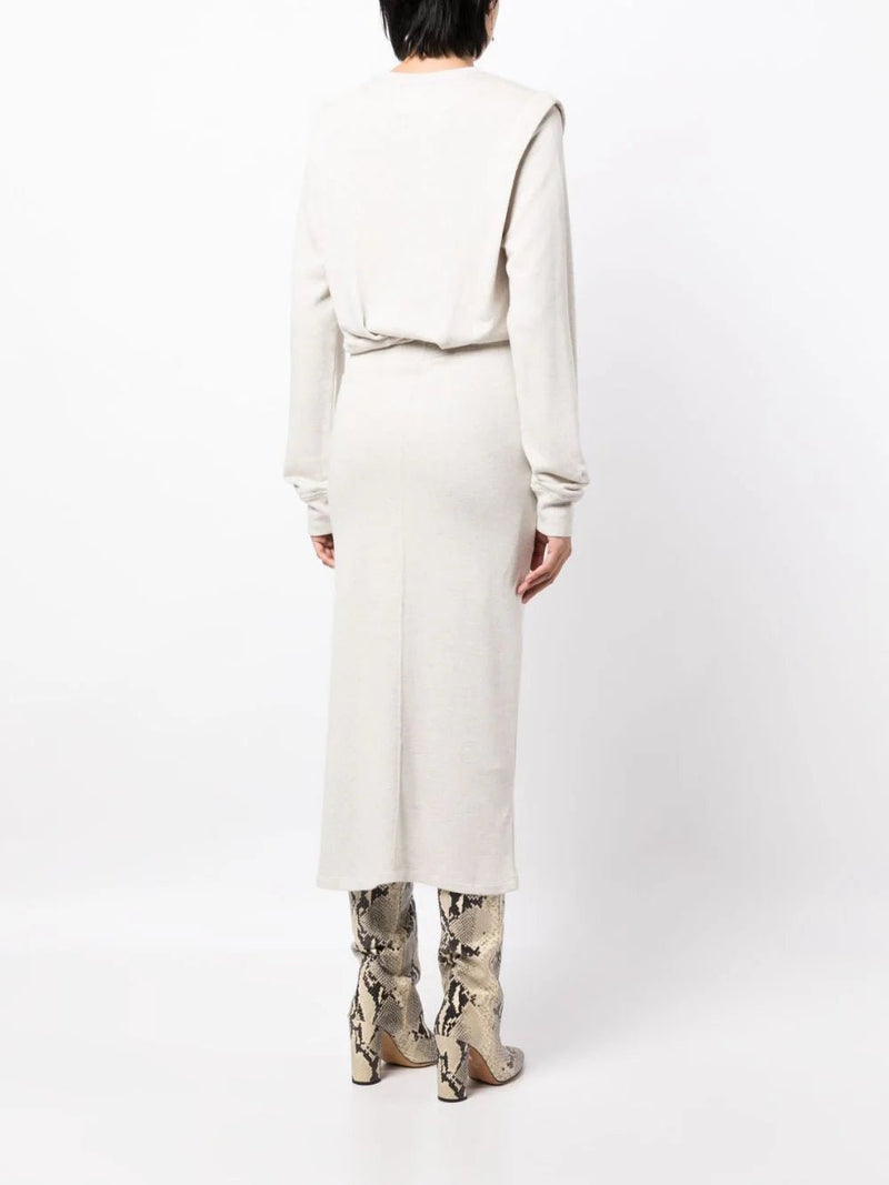 Isabel Marant ÉtoileMafalda Long-Sleeve Midi Dress at Fashion Clinic