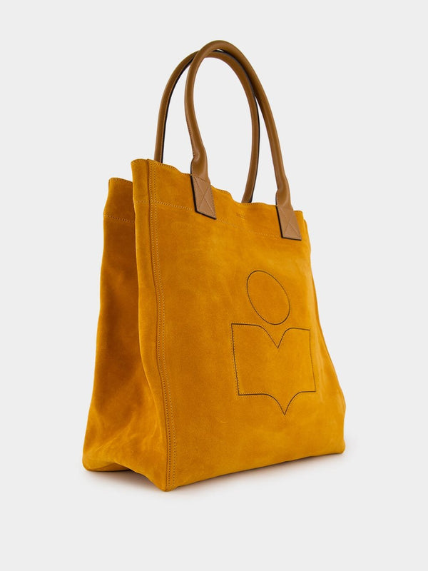 Isabel MarantMedium Yenky Logo-Embroidered Tote Bag at Fashion Clinic