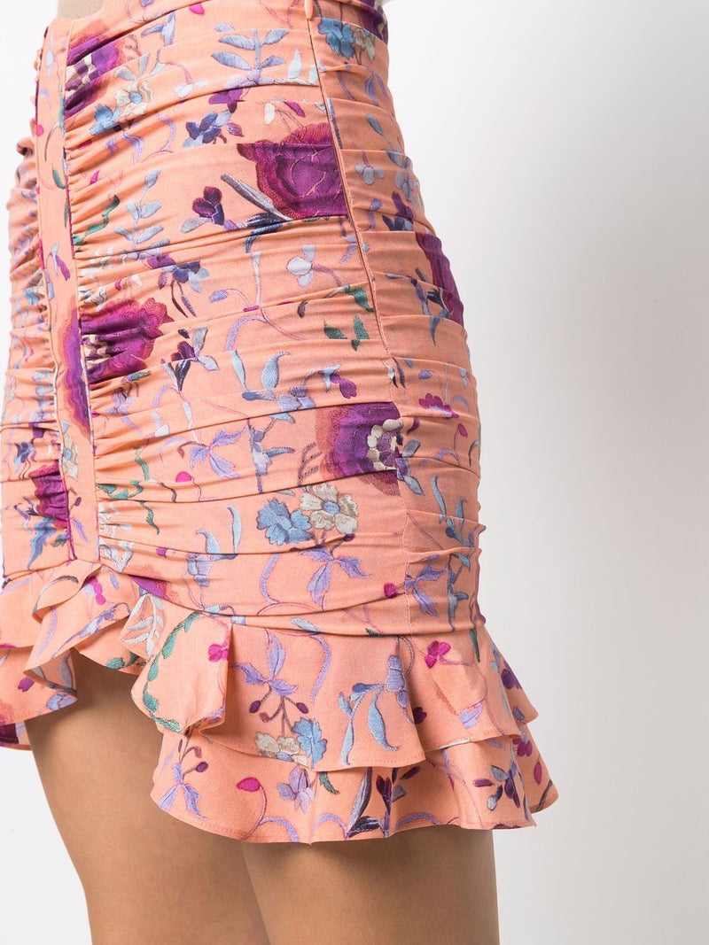 Isabel MarantMilendi mini skirt at Fashion Clinic