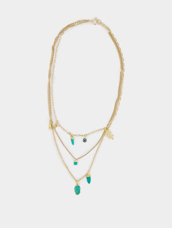 Isabel MarantNew It's Alright Necklace In Green at Fashion Clinic