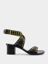 Isabel MarantStudded Strappy Sandals at Fashion Clinic