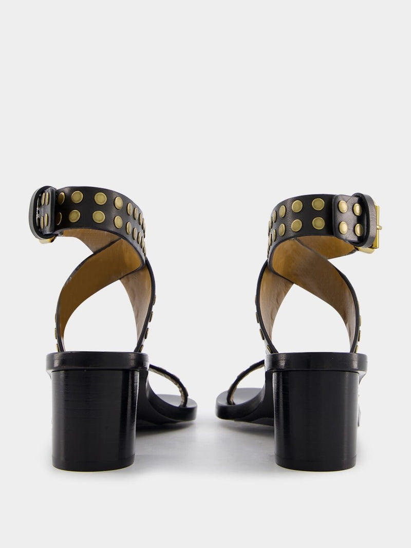 Isabel MarantStudded Strappy Sandals at Fashion Clinic