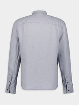 James PerseClassic Linen Grey Shirt at Fashion Clinic