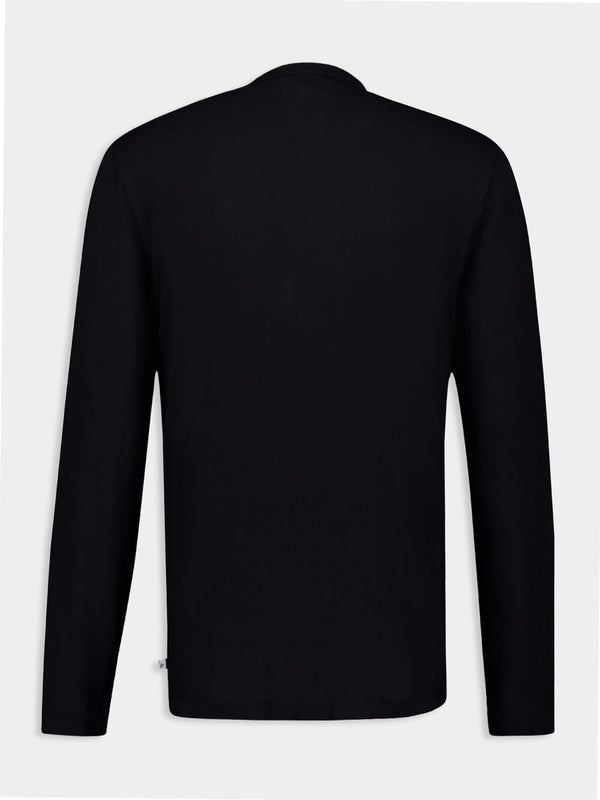 James PerseLong Sleeve Cotton Crew Neck at Fashion Clinic