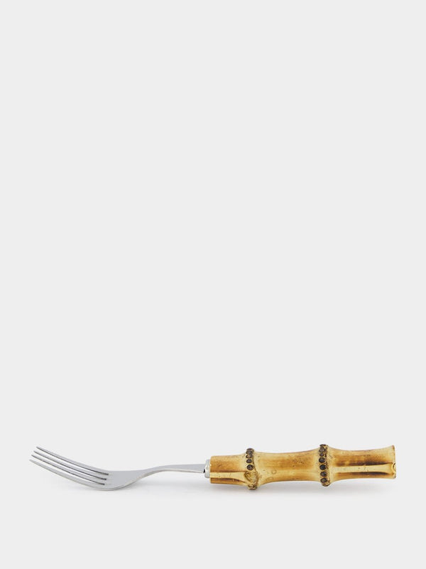 Jean DubostNatural bamboo dessert fork at Fashion Clinic