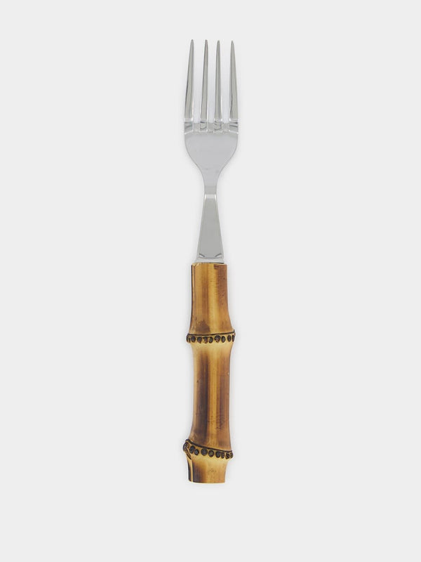 Jean DubostNatural Bamboo dinner fork at Fashion Clinic