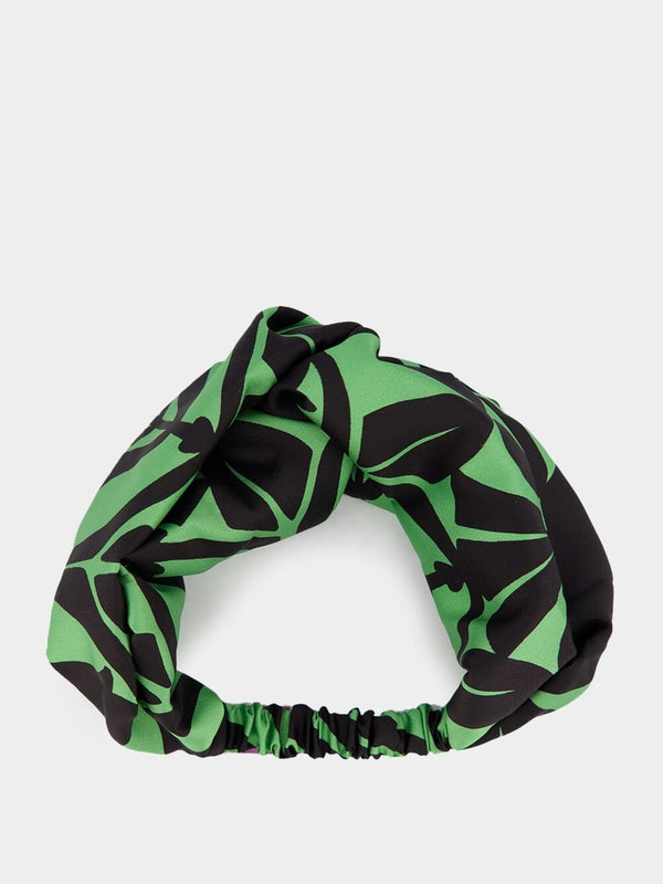 La DoubleJPapyrus Green Pinup Headband at Fashion Clinic