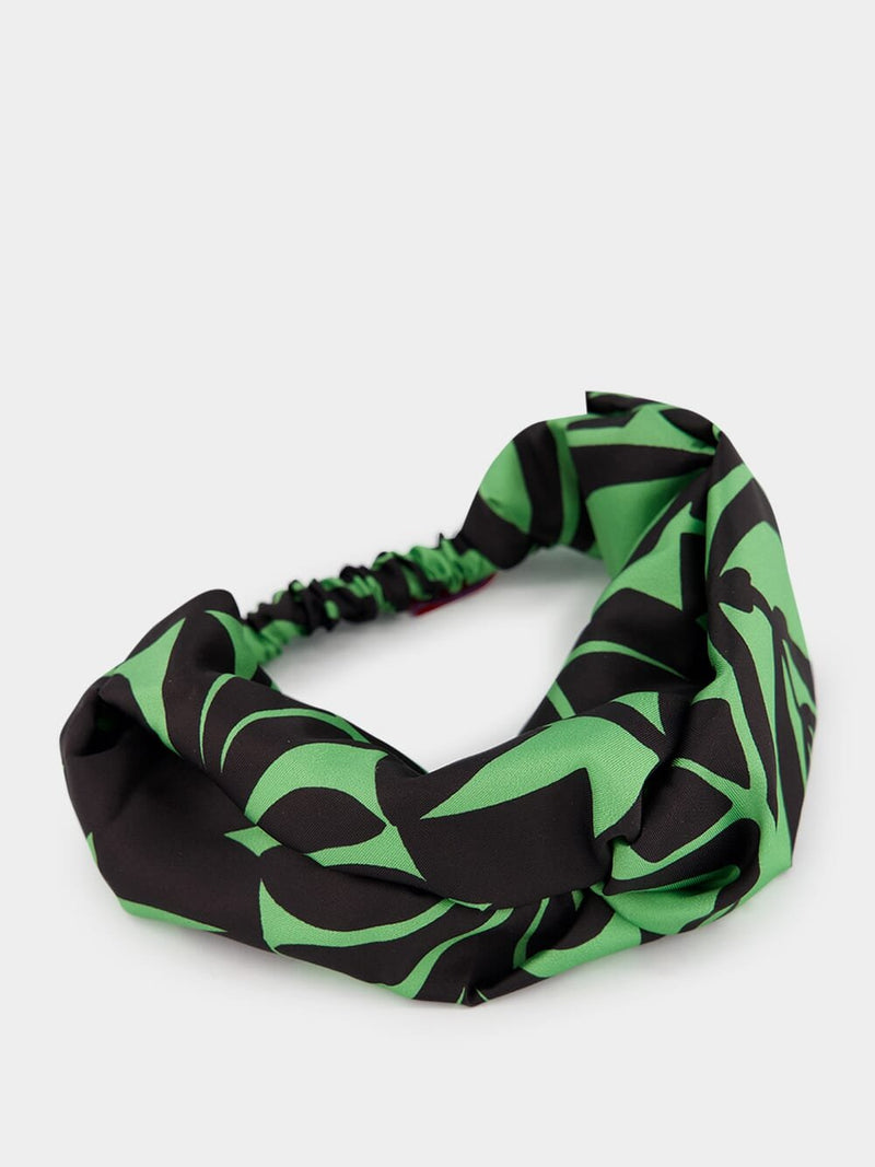 La DoubleJPapyrus Green Pinup Headband at Fashion Clinic