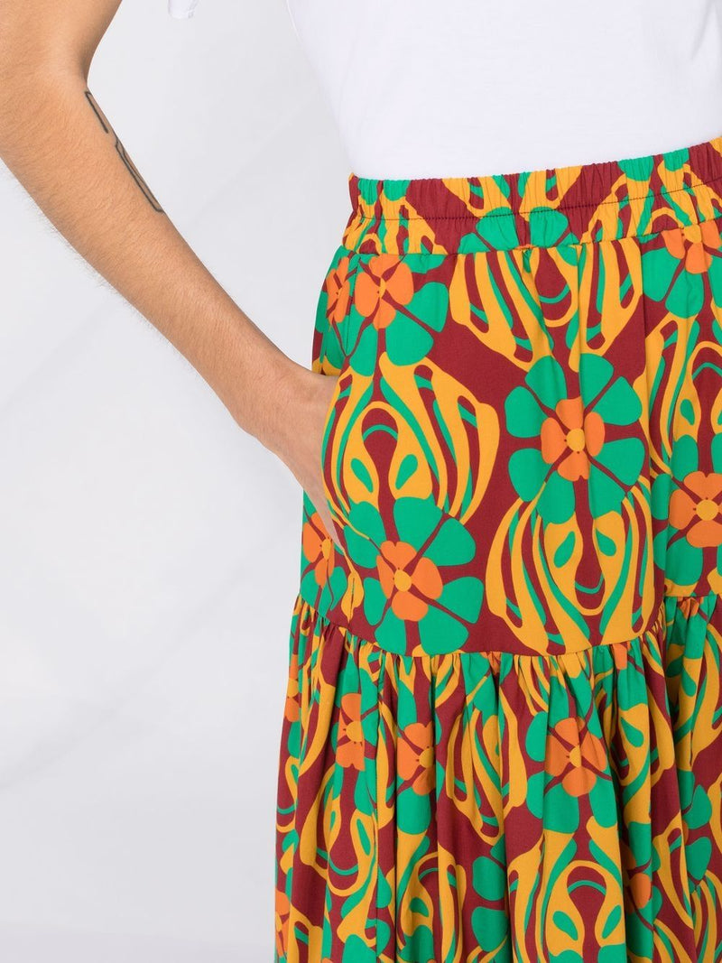 La DoubleJPleated Cotton-Poplin Maxi Skirt at Fashion Clinic