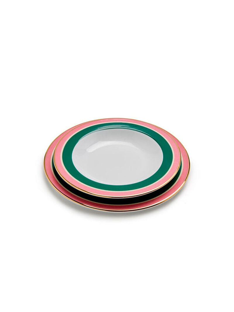 La DoubleJRainbow dinner plate at Fashion Clinic