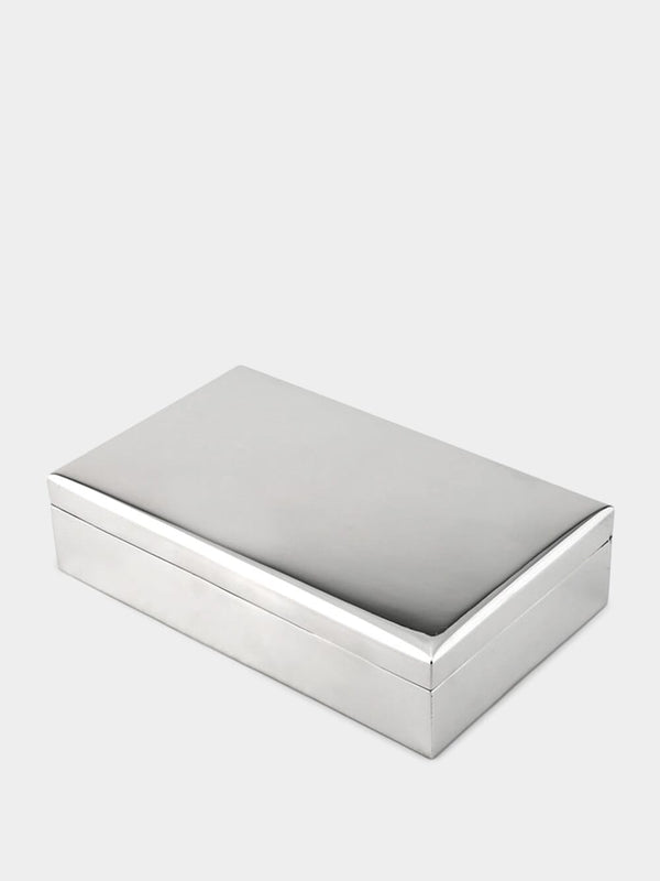 Leitão & IrmãoSilver Table Box - Plain lid at Fashion Clinic