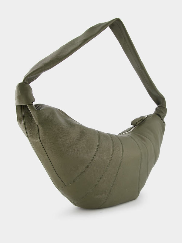 LemaireLarge Croissant Leather Bag at Fashion Clinic
