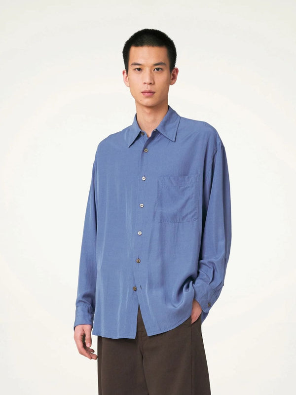 LemaireRelaxed Fit Cotton Shirt at Fashion Clinic