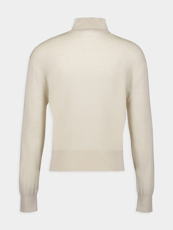 LemaireSeamless Turtleneck Sweater at Fashion Clinic