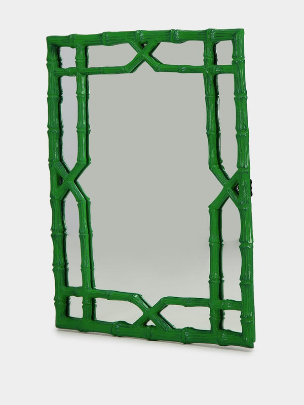 Les OttomansBamboo-Style Iron Mirror at Fashion Clinic