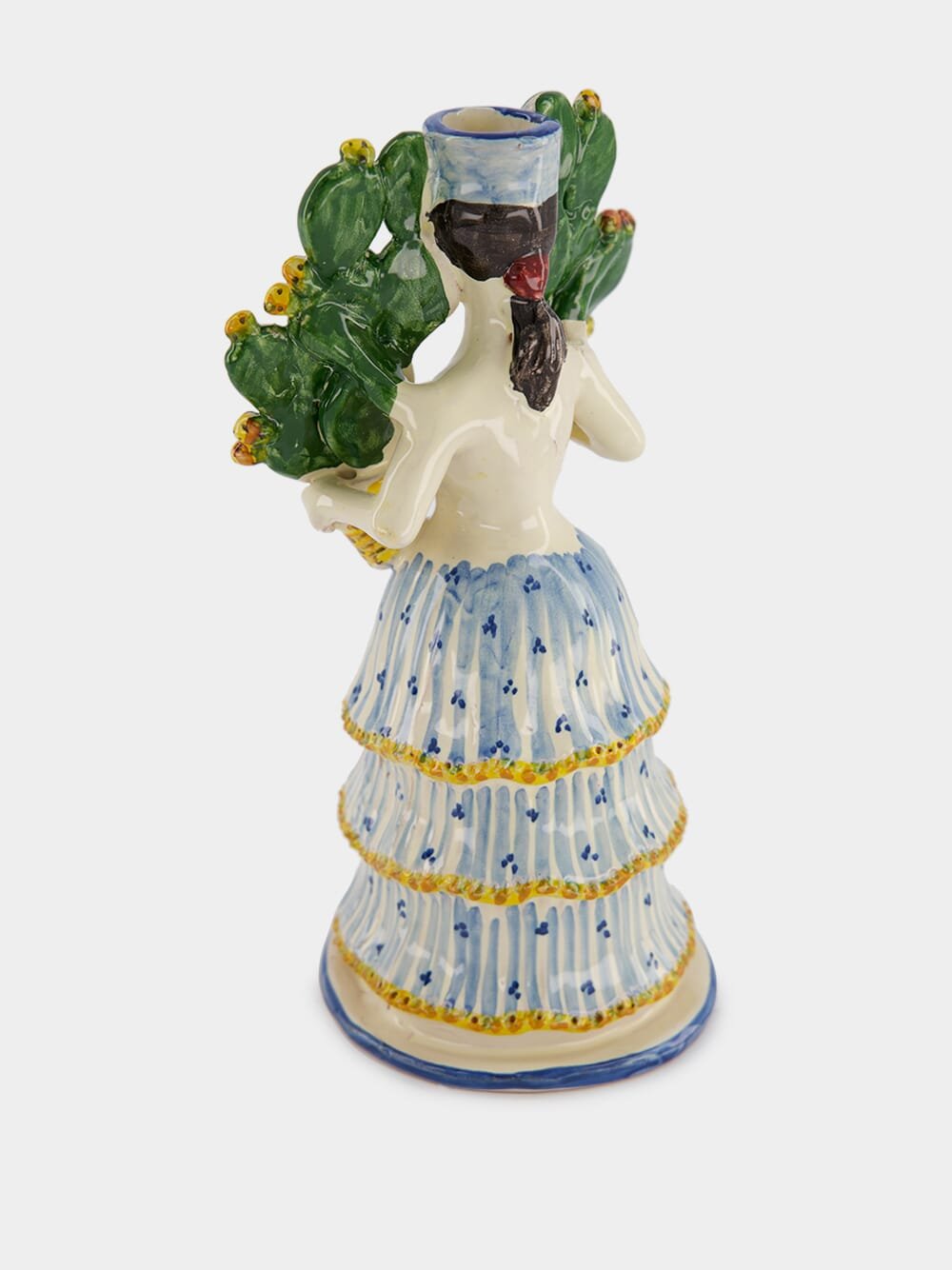 Les OttomansCactus Woman Porcelain Candle Holder at Fashion Clinic