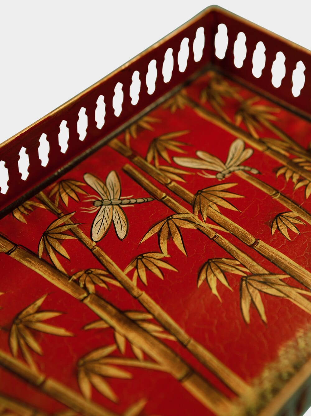 Les OttomansFlora iron tray Bamboo 23cm at Fashion Clinic
