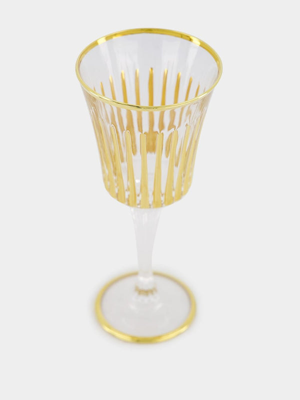 Les OttomansGilded Crystal Goblet at Fashion Clinic