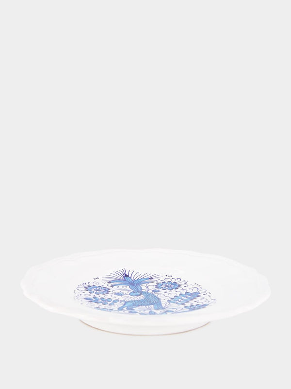 Les OttomansHandpainted Ceramic Christmas Dessert Plate at Fashion Clinic